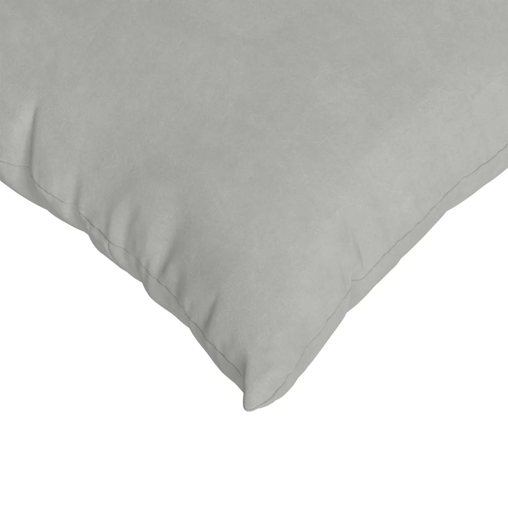 Cuscini da Divano 2 pcs Grigio chiaro 50 x 50 cm Tessuto 42013984