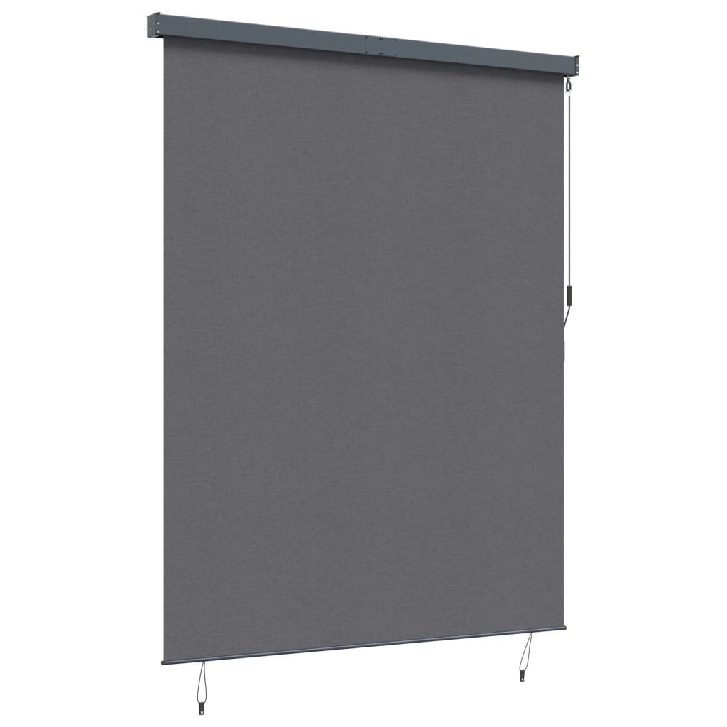 Tenda a rullo Rigato Antracite 200 x 250 cm Tessuto e Alluminio 362090