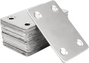 Pannello scorrevole 30 pezzi - Supporto in acciaio inossidabile - Piattaforma di connessione - Sostegno per la riparazione - 120 viti - Finitura a setole d'argento
