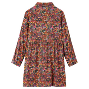 Abito da Bambina a Maniche Lunghe Multicolore 104 14903