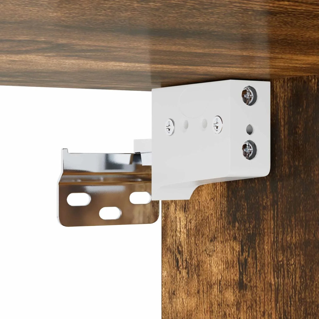 Mobile TV da Parete | Armadietto TV | Mobile Porta TV A Parete | Armadietto TV | Mobile Porta TV Rovere Fumo 150 x 28 x 26 cm