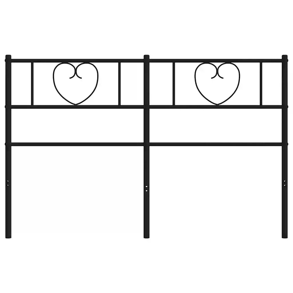 Testiera di Ricambio in Metallo Nero 150 cm 355497