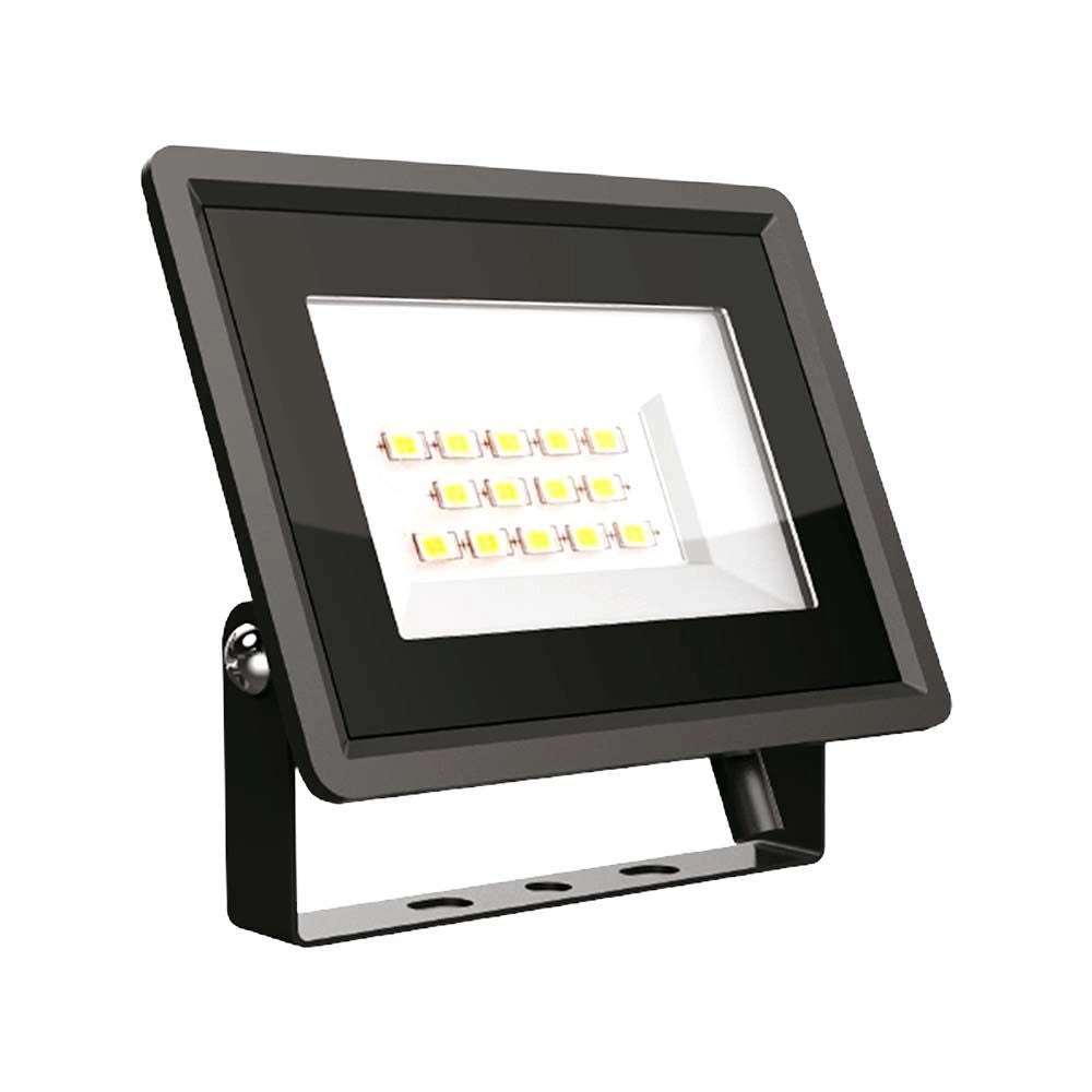 Proiettore LED 10W SMD Nero 3000K 860 lm – V-TAC – VT-4914-B