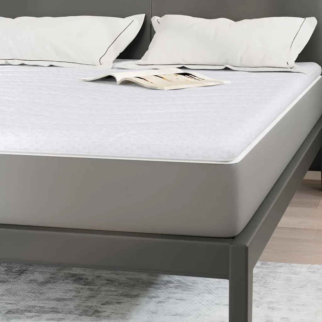 Topper per materasso Bianco 140 x 190 cm Tessuto a maglia 4106407