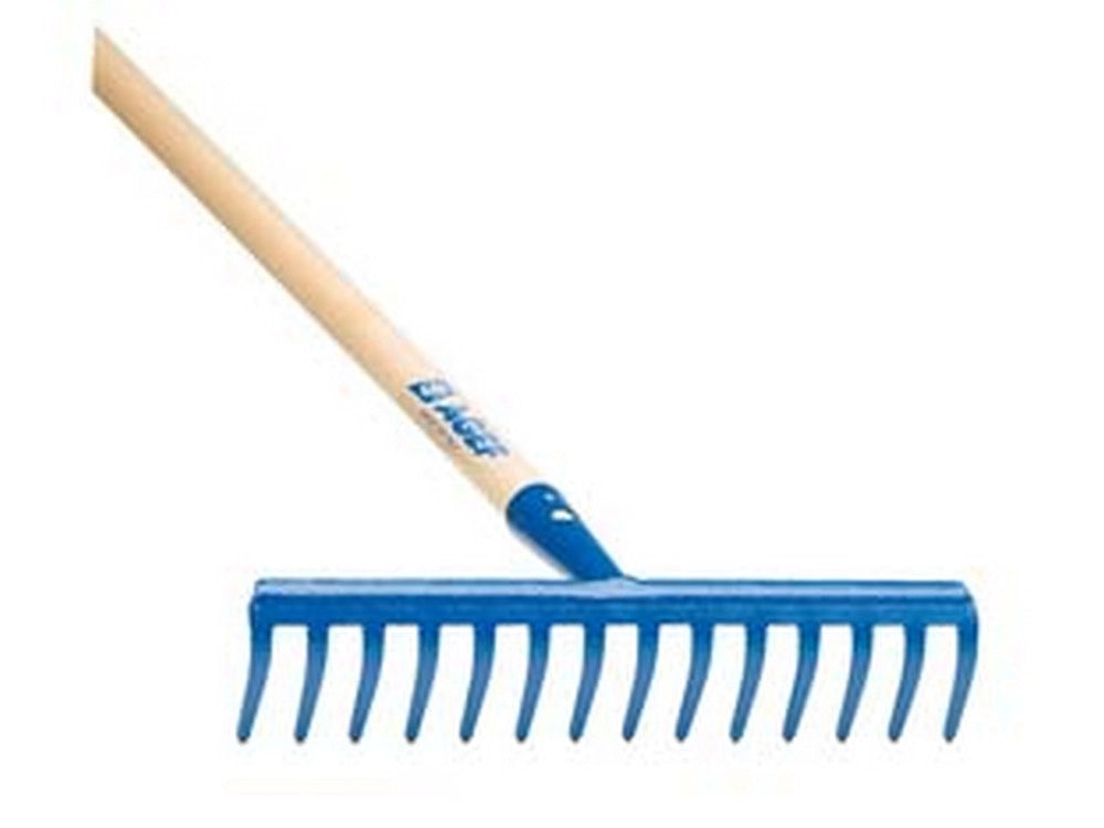 1pz rastrello denti curvi con manico - 12 denti cod:ferx.fer287227