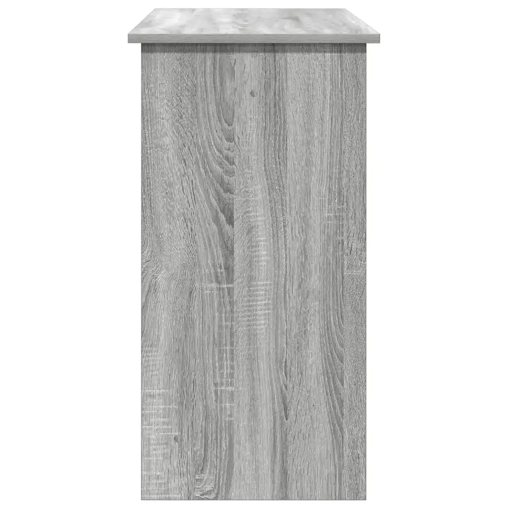 Scrivania Grigio Sonoma 80x40x75 cm in Legno Multistrato 860459