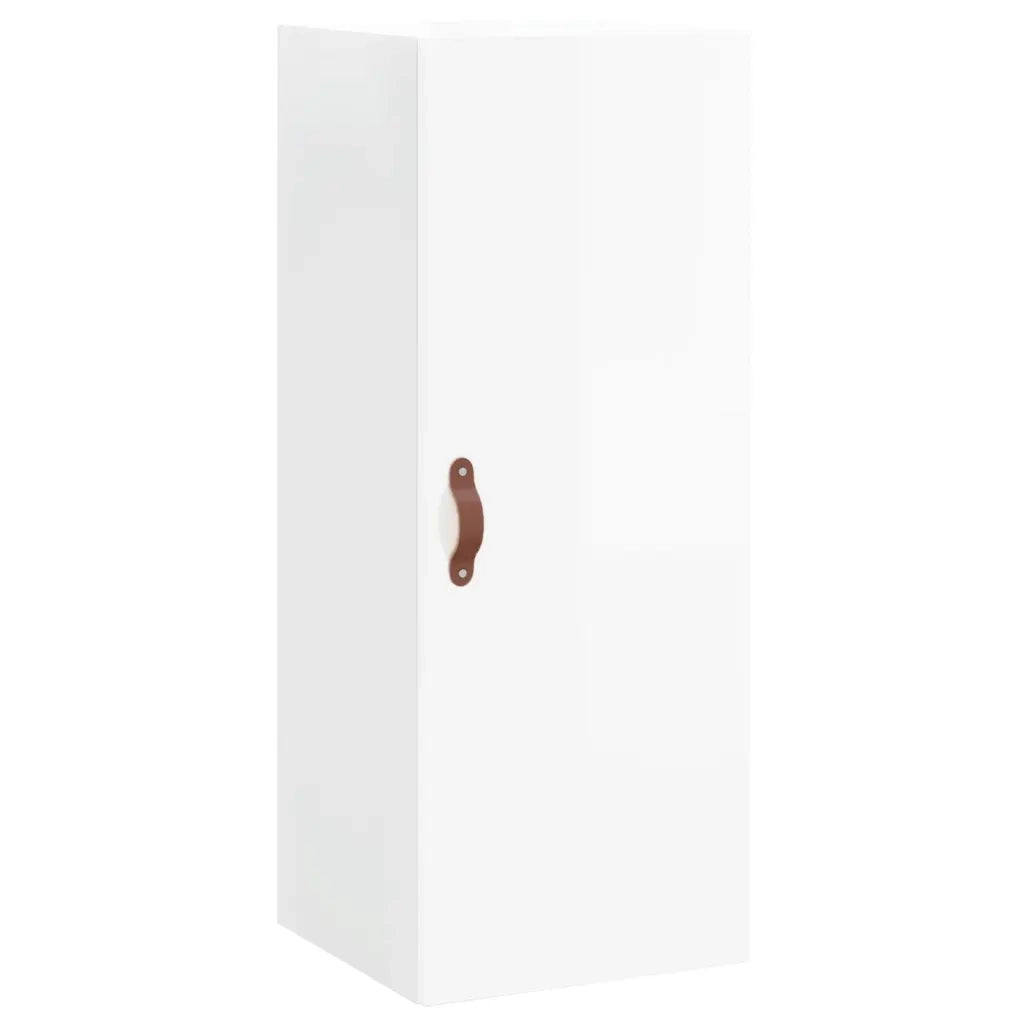 Credenza 34,5x34x180 cm in Legno Multistrato Bianco Lucido 3198763