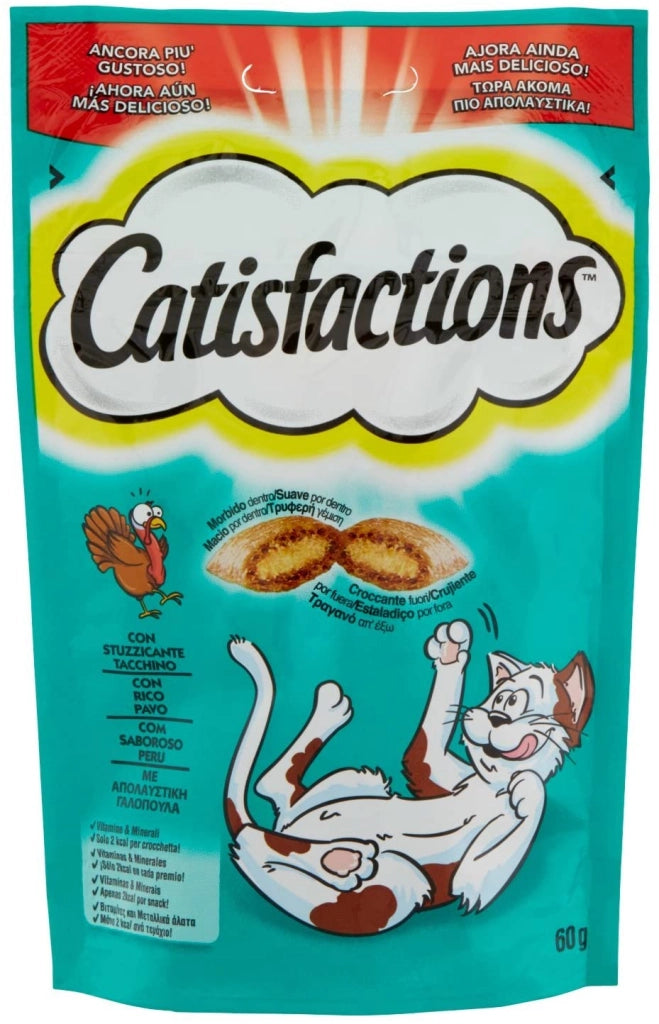 CATISFACTION SNACK AL TACCHINO 60 GR