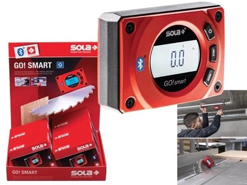 GO!SMART LIVELLA SOLA DIGITALE LIVELLAMENTO-INCLINAZIONE-GONIOMETRO BLUETOOTH