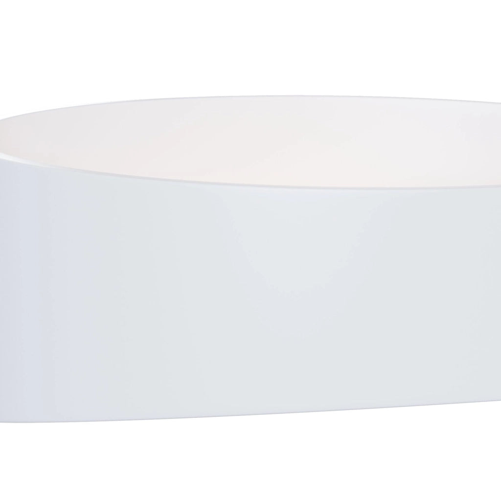 Lampada da parete Ceiling & Wall in Metallo Trame Bianco