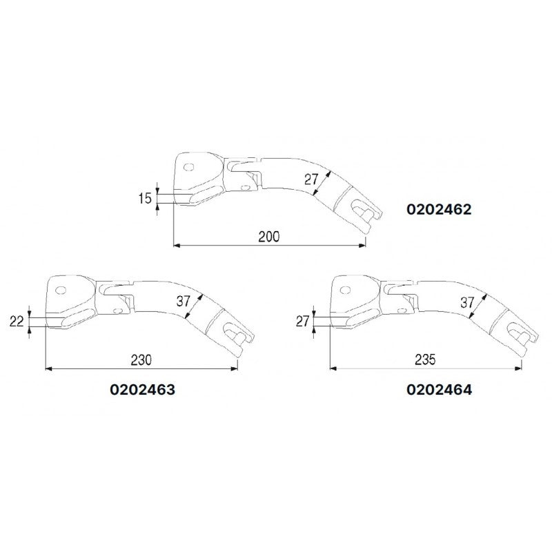RADDRIZZA ANCORA INOX 316 Ø MM.6-8 SWIVEL ANCHOR CONNECTOR Ø MM.12
