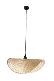 Lampada a sospensione rattan nero Koshi Maxlight E27 P0498