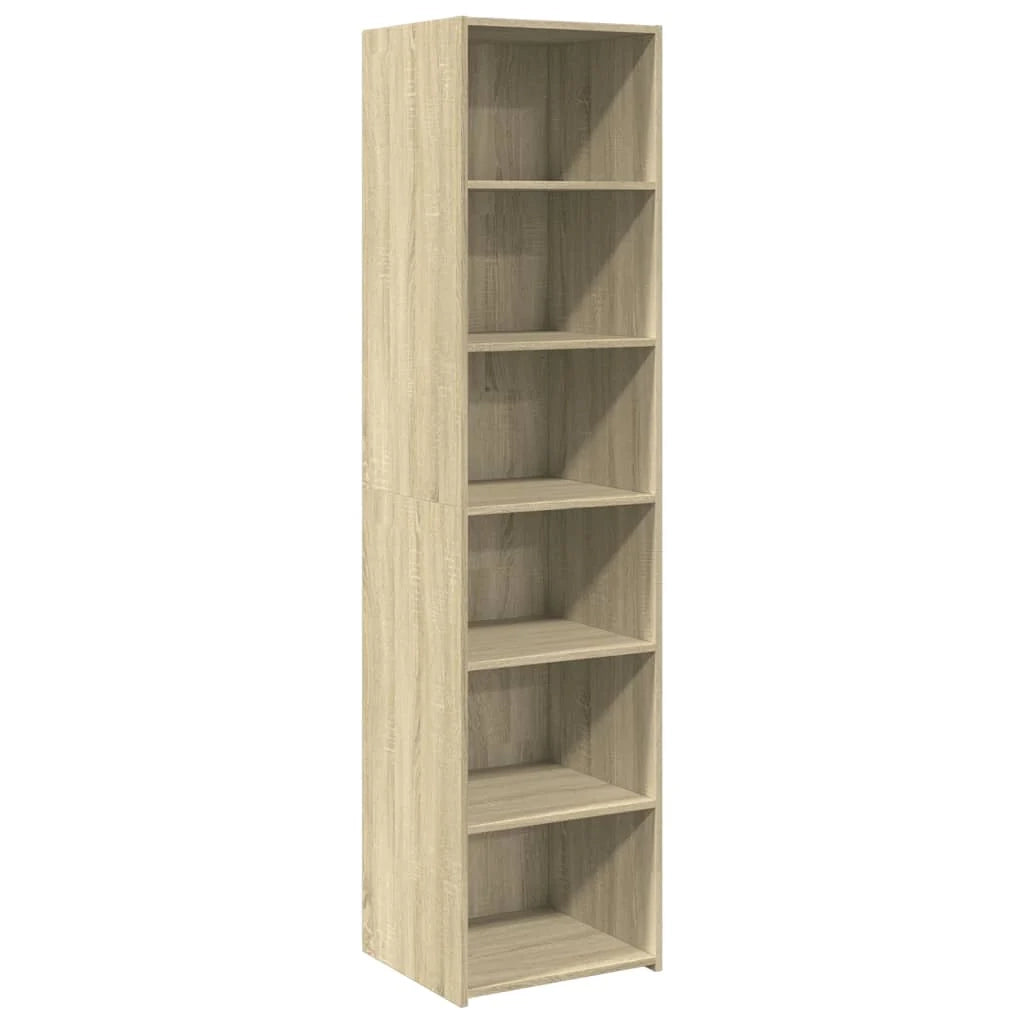 Buffet credenza cassettiera armadio mobile contenitore organizer cucina soggiorno salotto rovere Sonoma alto 45 x 41 x 185 cm legno ingegnerizzato marrone 02_0034064