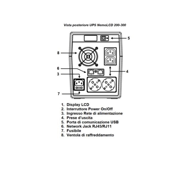 Nemolcd - line interactive 2000 va - EL-NEMOLCD 200