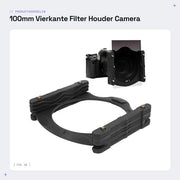 Adattatore per filtri quadrato 100mm - Adatto per 67/72/77/82/86/95mm - Materiale plastico - Accessori per fotocamera - Correzione di illuminazione - Peso 97g - Adattatore per filtri