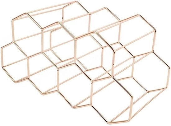 Supporto per bottiglie di vino - Wijnrek per tavolo - Roségoud