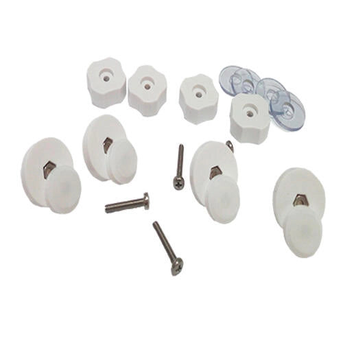 R700/09 - SAMO Ricambio Gruppo Scorrimenti Bianchi 4 pz
