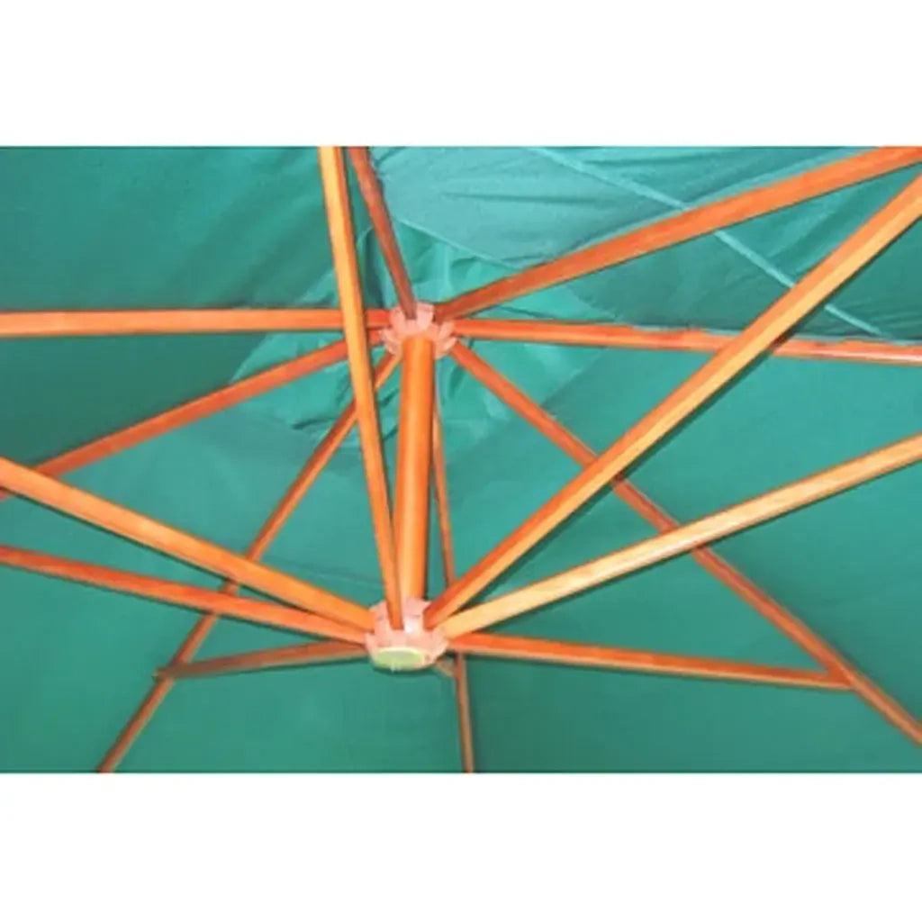 Ombrellone a Sbalzo Melia 300 x 400 cm Verde 40079