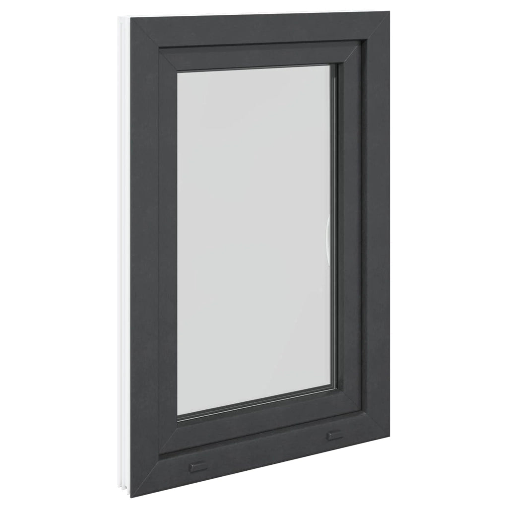 Finestra per Soffitta RISOR 60 x 80 cm PVC e Vetro Antracite 42047314