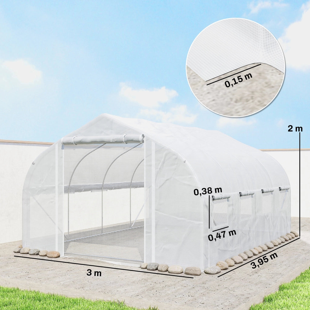Serra Tunnel 4x3x2 m ¨C Minimal ¨C Bianco