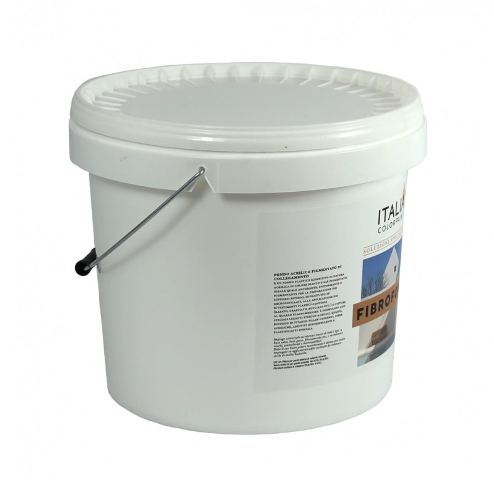 Fibrofond l fondo acrilico bianco per supporti interni ed esterni *** formato 12.5 lt, confezione 1