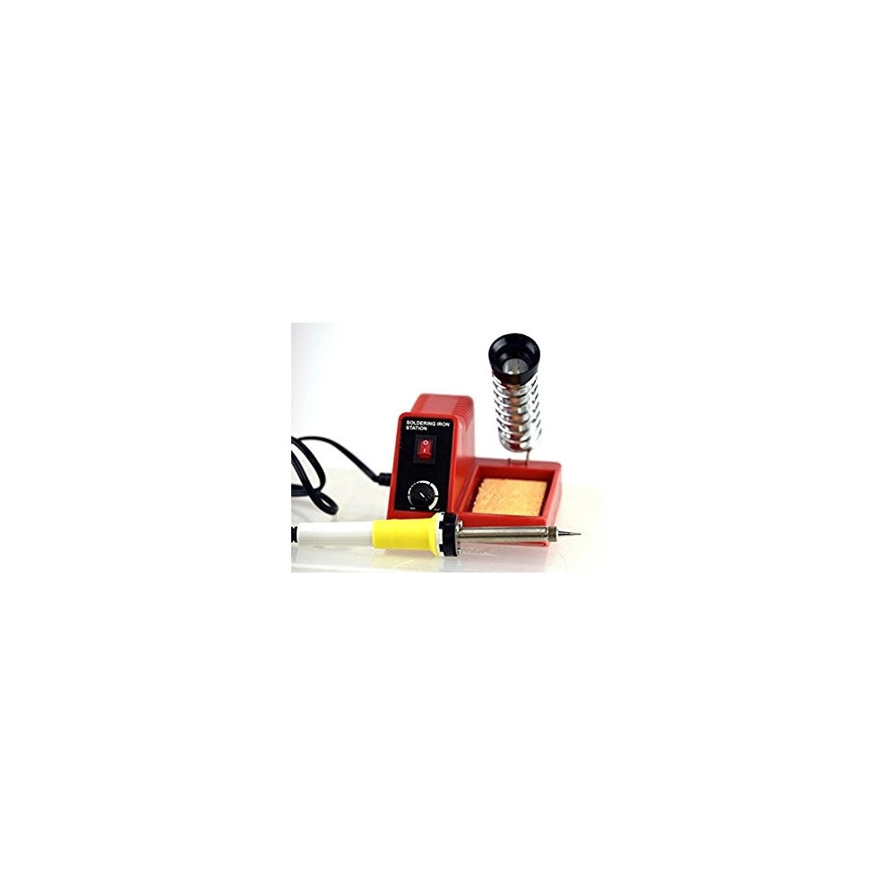 Trade Shop - Stazione Saldante Saldatura A Stagno Analogica Saldatore 40w/8w Con 3 Punte Jlt1 -