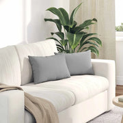 Cuscini da Divano 2 pcs Grigio Nuvola 50 x 30 cm Tessuto 42013623