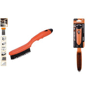 Trade Shop - Spazzola Metallica In Ferro Abrasiva Elimina Ruggine Forno Metalli Pulizia 92843 -