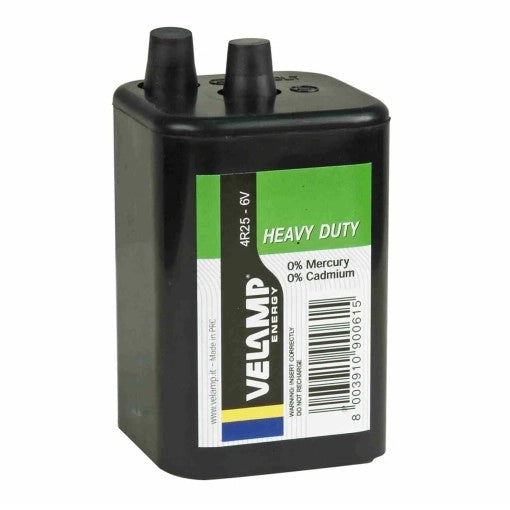 BATTERIA PER LAMPADA LAMPEGGIANTE 6V - lunga durata