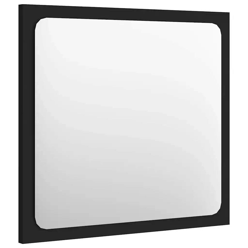 Set Mobili da Bagno 2 pz Nero in Legno Multistrato 804774