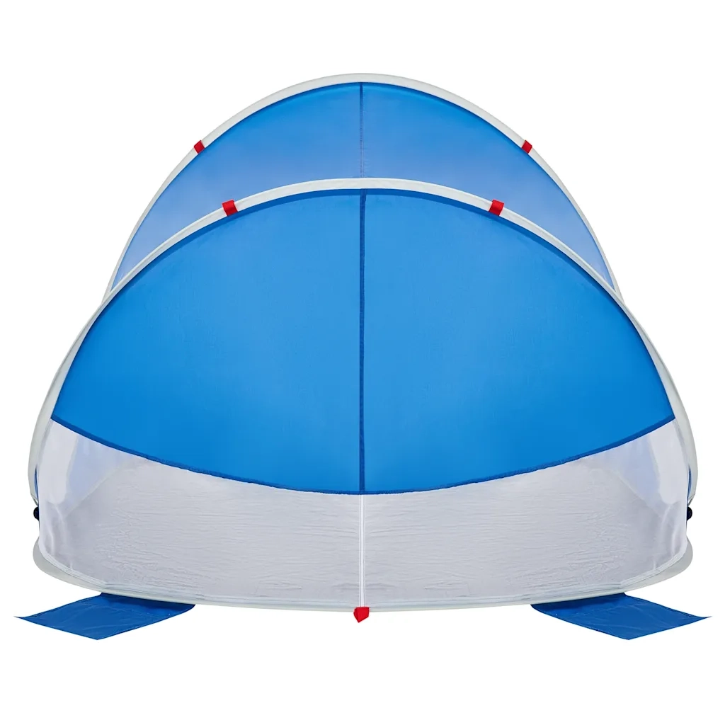 Tenda da Spiaggia Pop-Up Azzurra Impermeabile