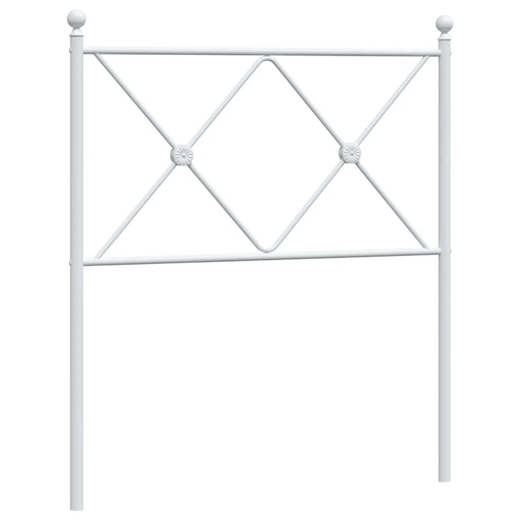 Testiera di Ricambio in Metallo Bianco 75 cm 376577