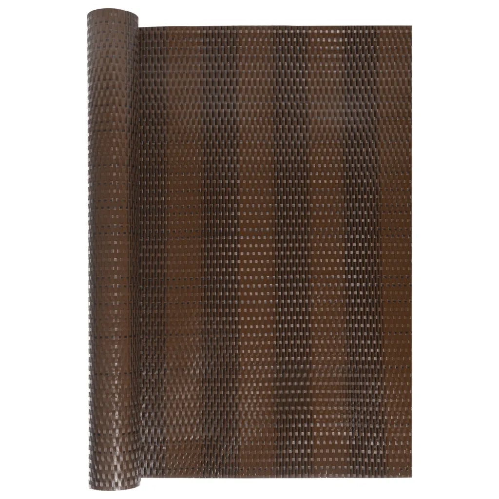 Schermo da balcone | Paravento da Balcone Marrone e Nero 1000x90 cm in Polyrattan