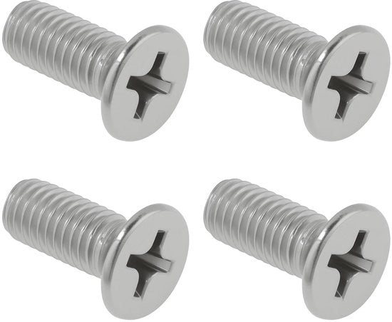 Accessori per serramenti - Viti per maniglioni - M8x1.25x20mm - 4 pezzi - Compatibile con Lada 1200-1500 Kombi - Supporto rotativo stabile - Previene lo smontaggio della porta
