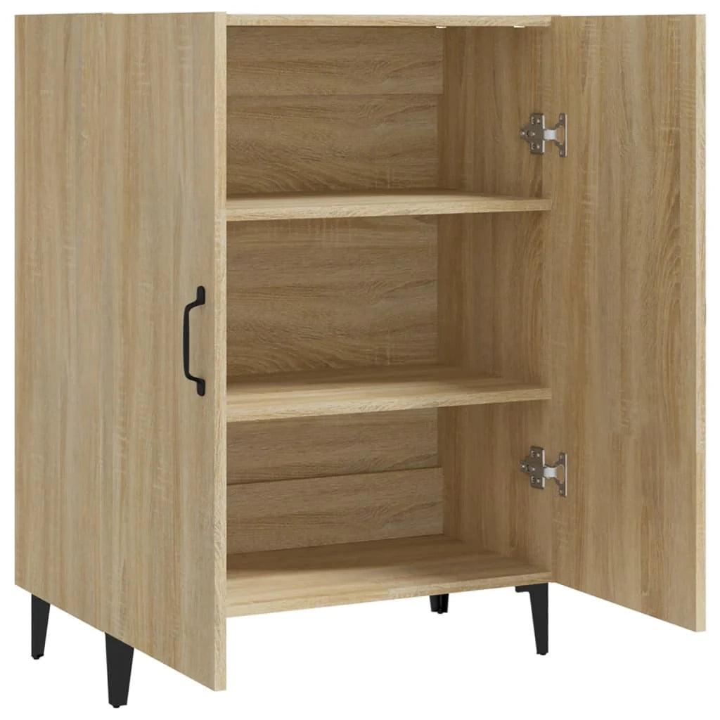 Buffet credenza cassettiera armadio mobile contenitore organizer cucina soggiorno rovere Sonoma 70 x 34 x 90 cm legno ingegnerizzato marrone 02_0031697