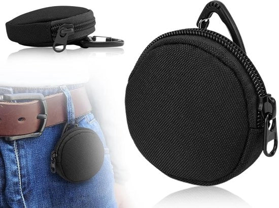 Borsa per snack per addestramento cani - Tas per snack - Portafoglio - Borsa per snack con chiusura a molla - Chiusura a zip - Design semplice - Borsa per snack