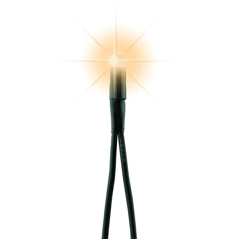 Trade Shop - Catena Candele Natalizie 100 Led Bianco Caldo 942cm Uso Interno Decoro Natale -