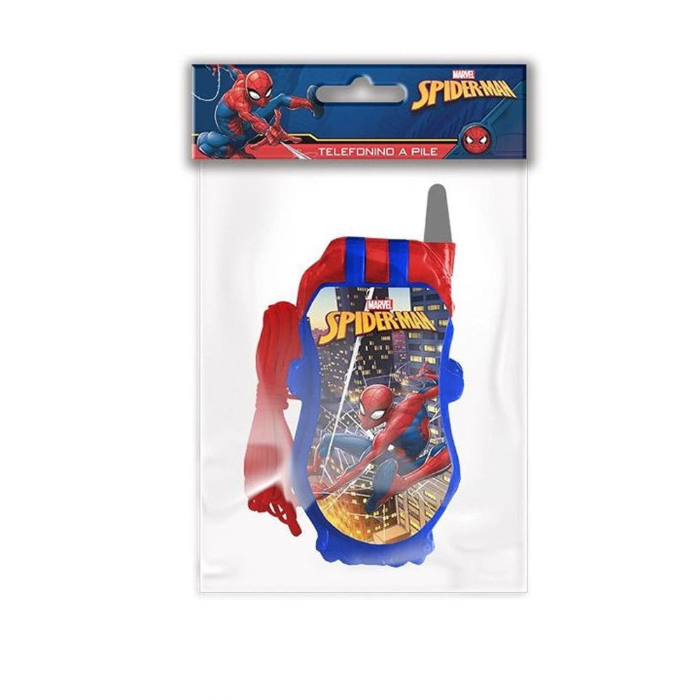 Trade Shop - Telefono A Pile Spider Man Uomo Ragno Gioco Giocattolo Bambini Con Luci E Suoni -