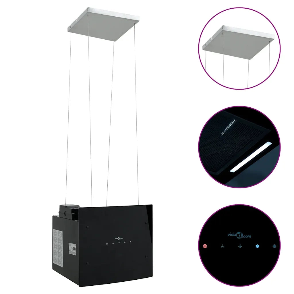 Cappa da Cucina a Isola con Sensore Tattile LCD Vetro Temperato CFW6959953