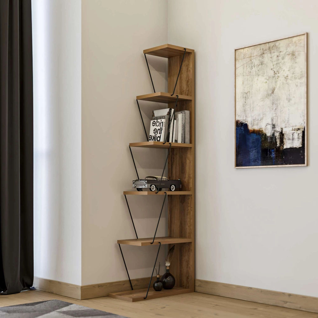 Libreria in legno "Nove" - ??50 x 22 x 150 cm - Pino