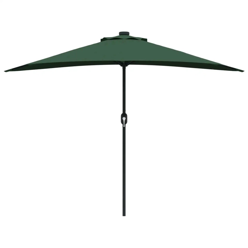Ombrello da giardino-Ombrellone da spiaggia Verde 294 x 150 x 224 cm