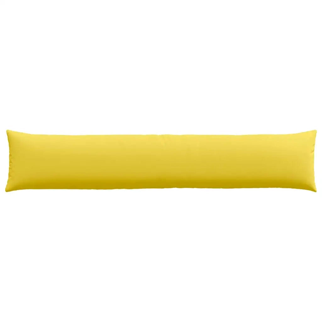 Cuscini da Divano 2 pcs Giallo Chiaro 200 x 40 cm Tessuto 42013877