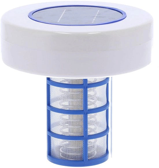 Purificatore di acqua per piscina alimentato da energia solare - Piscinareinigatore chimico-free - Sostenibile - Trattamento dell'acqua - Ecocompatibile - Installazione semplice