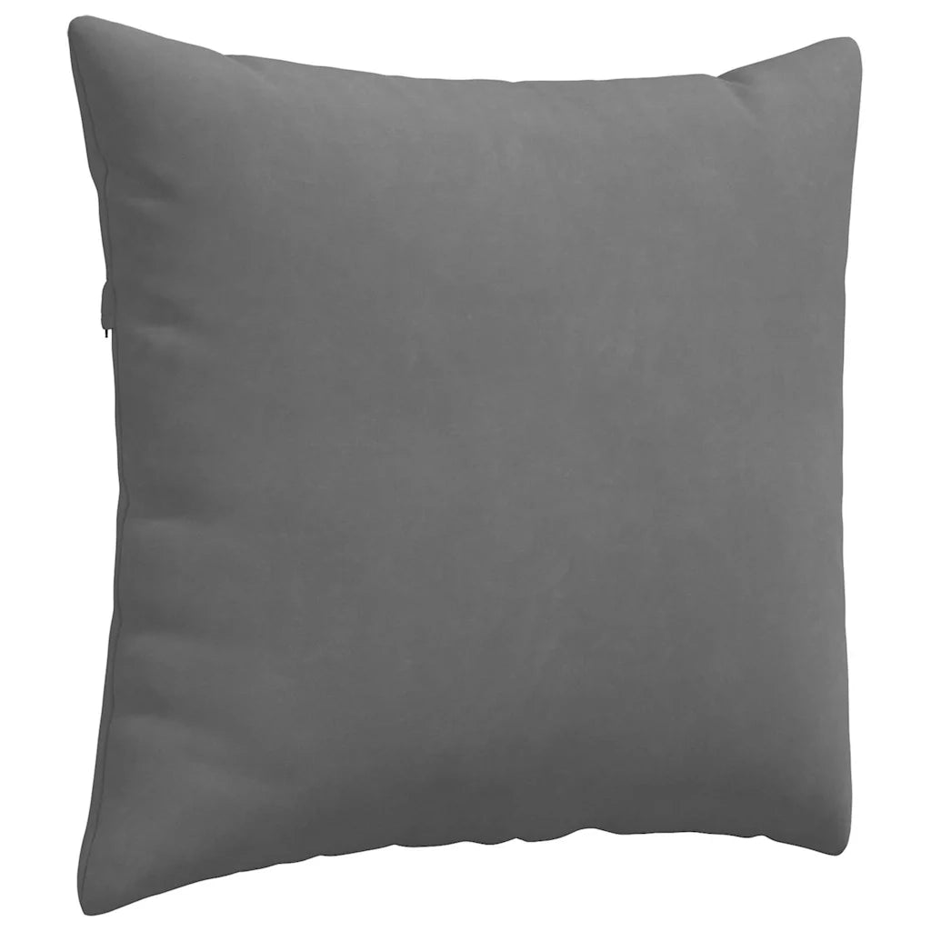 Cuscini da Divano 2 pcs Grigio scuro 45 x 45 cm Tessuto 42013942