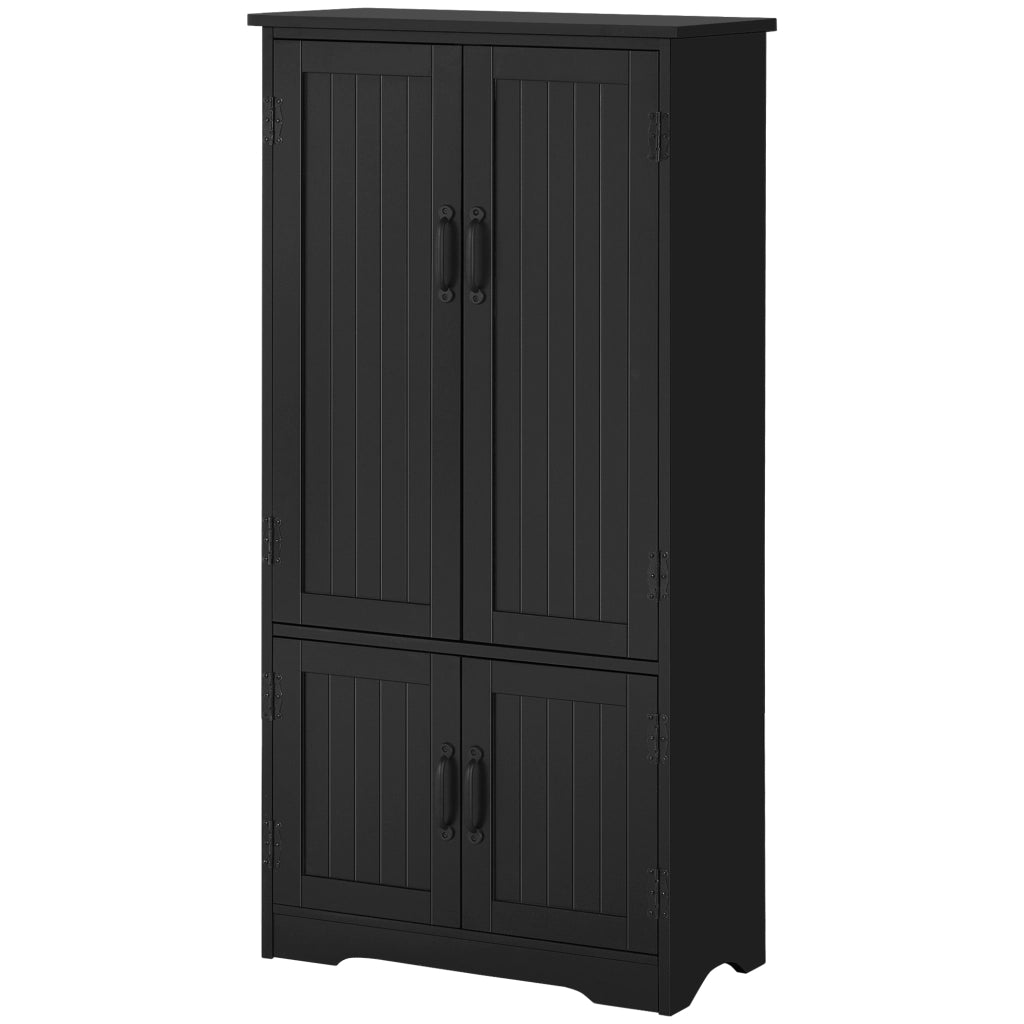 Armadio da cucina con 2 ante e 3 ripiani ¨C zephmum ¨C MDF nero