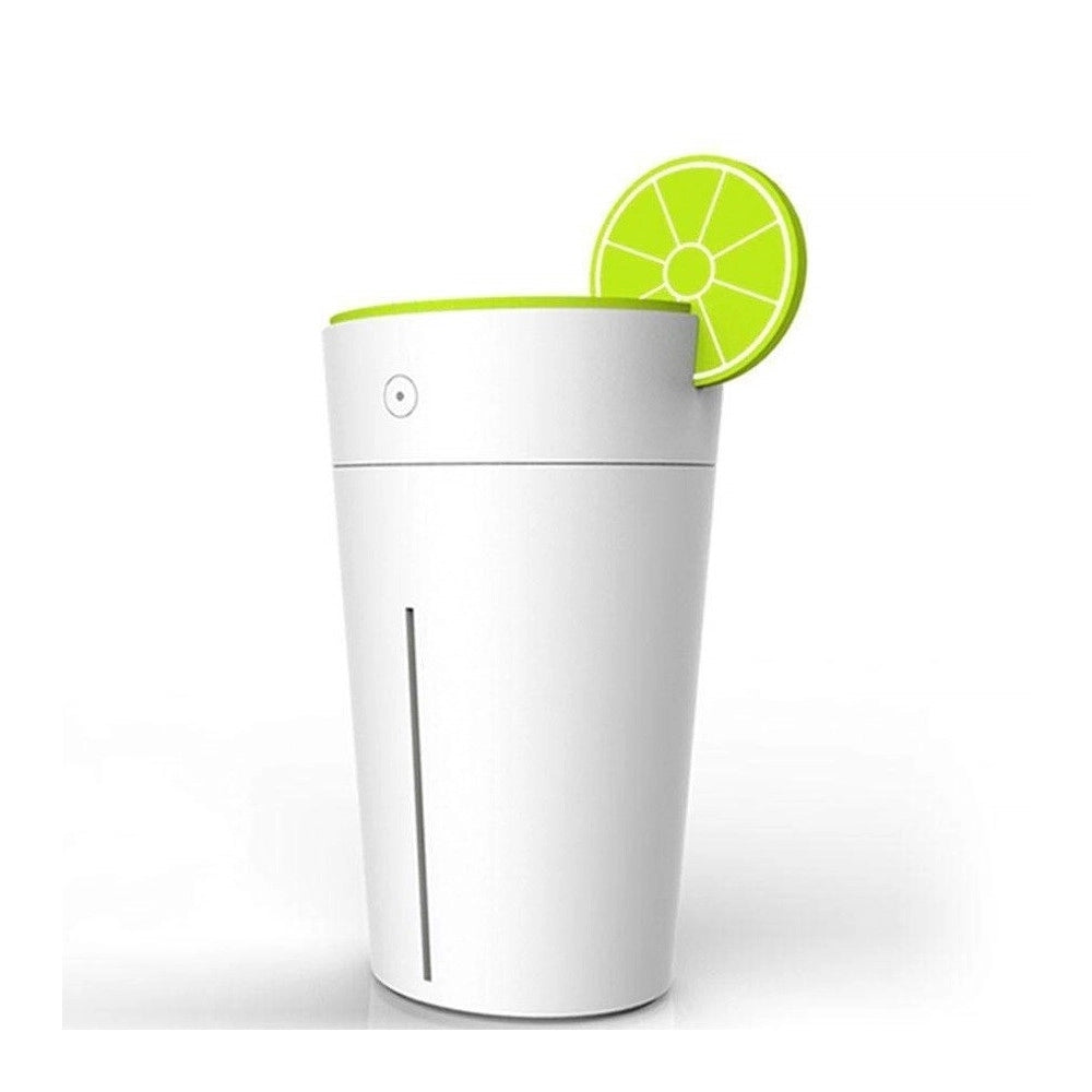 Trade Shop - Umidificatore Usb Ultrasuoni Lemon Limonata 200ml Aromaterapia Diffusore Casa -