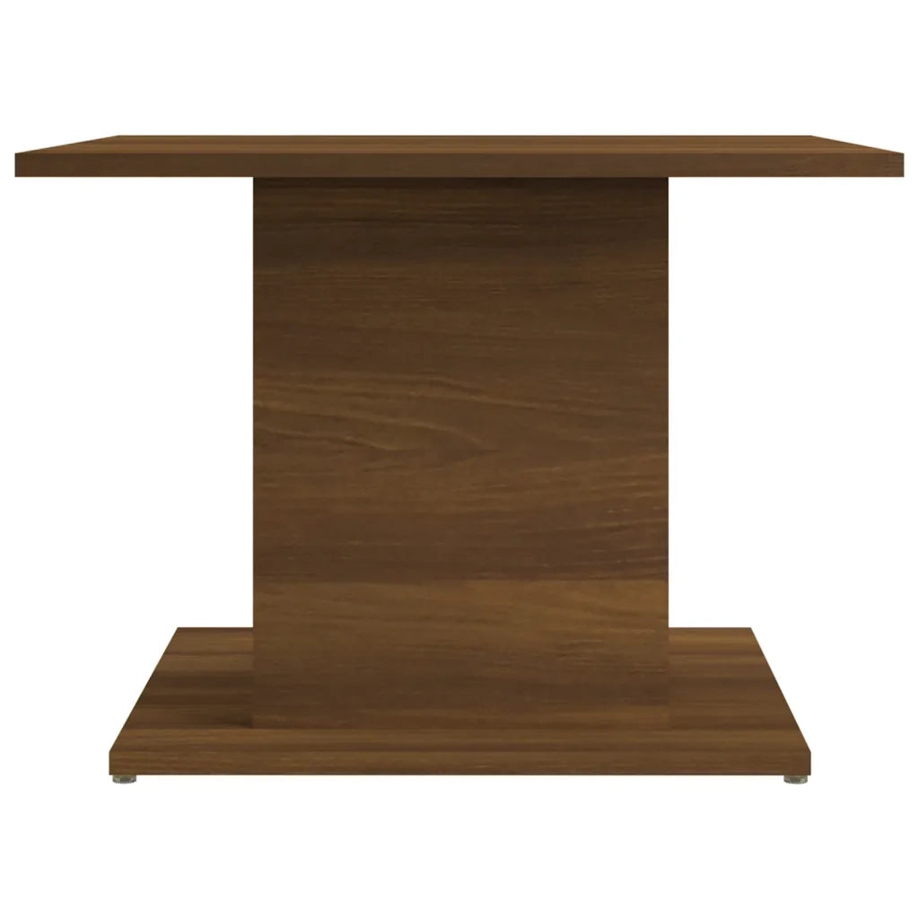 Tavolino da Salotto-Tavolino da soggiorno-Tavolo Rovere Marrone 55,5x55,5x40cm in Truciolato