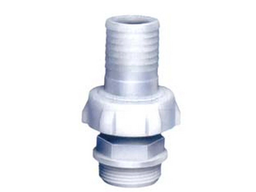 10pz raccordo in nylon dritto portagomma a 3 pezzi per pompe - m 3/4" x ø mm.20 cod:ferx.fer197236