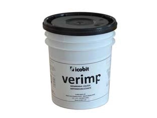 GUAINA LIQUIDA A BASE ACRILICA VERIMP- - kg.1 bituminosa grigia - 6 pezzi ICOBIT