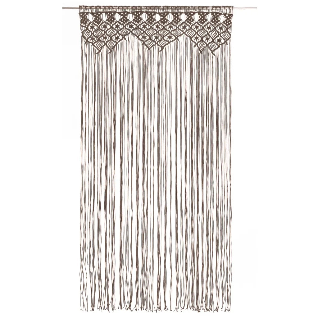 Tenda Macram¨¨ Grigio Talpa 140x240 cm in Cotone